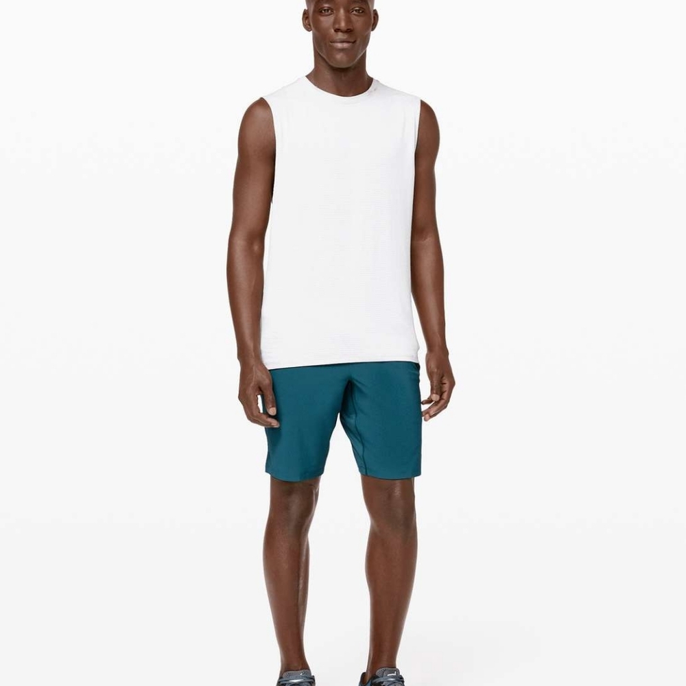 Lululemon T.H.E. Short 9" *Linerless Bermuda Teal Size XL Men's